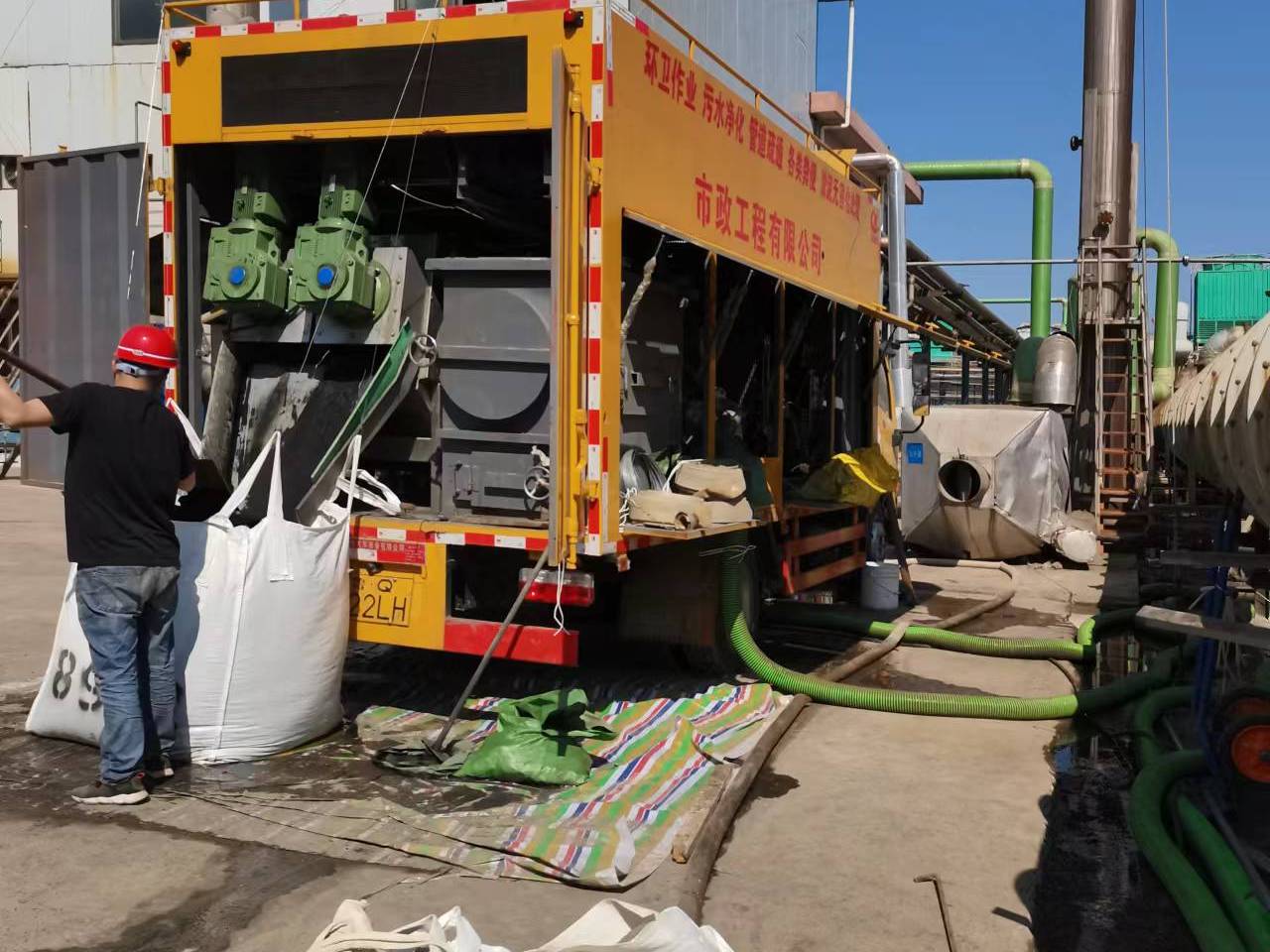 甘南淤泥压干处理